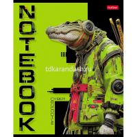 Тетрадь А5 48л клетка "Cyber animals" на скобе 5 дизайнов 48Т5В1/092705 от магазина "Карандаш"