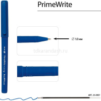 Ручка шариковая "PrimeWrite. Basic. Navy" 1,0мм синяя, на масляной основе, корпус Soft Touch 20-0295 от магазина "Карандаш"