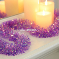 Мишура 7смх1,5м 6 цветов пвх 377-361 от магазина "Карандаш"