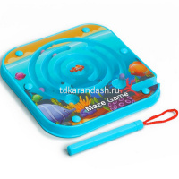 Картинка Игра логическая "Лабиринт" 13х13см магнитный, пластик MF2382 от магазина "Карандаш" Игра логическая "Лабиринт" 13х13см магнитный, пластик MF2382 от магазина "Карандаш"