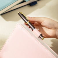 Ежедневник недатированный А5 "Linfini" 288стр. коралловый, искусственная кожа с поролоном EN157L от магазина "Карандаш"