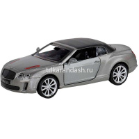 Машина "Bentley Supersport ISR" серая, инерционная, металл 17,5см (свет, звук, откр.двери) JB1251251 от магазина "Карандаш"
