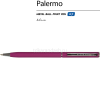 Ручка шариковая "Palermo" 0,7мм синяя, автомат, корпус бордовый, металл 20-0250/04 от магазина "Карандаш"