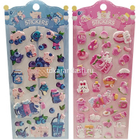 Картинка Наклейки 3D "Лакомства" 10х24см 6 видов Y10904-24 от магазина "Карандаш" Наклейки 3D "Лакомства" 10х24см 6 видов Y10904-24 от магазина "Карандаш"