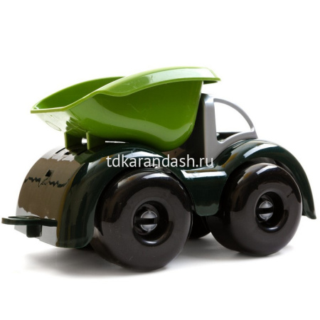 Самосвал военный "Малышок" пластик 21х12х12см в сетке 88690 от магазина "Карандаш"