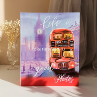 Фотоальбом 200 фото 10*15см "Watercolor travel. Лондон" 23х18,5х5см FA 200.001-1 от магазина "Карандаш"