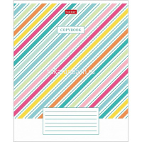 Тетрадь А5 24л клетка "Цветная геометрия" на скобе 5 дизайнов 24Т5В1/067766 от магазина "Карандаш"