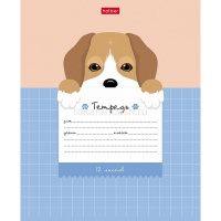 Тетрадь А5 12л крупная клетка "Поиграй со мной" на скобе 5 дизайнов 12Т5В8/074112 от магазина "Карандаш"