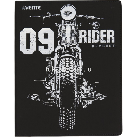 Дневник для 1-11 классов "Moto Rider"  интегральная обложка, искусственная кожа 2020080