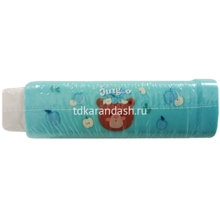 Ластик-карандаш "Jungoo" треугольный, 90х20х20мм в футляре, 3 цвета корпуса EH312 от магазина "Карандаш"