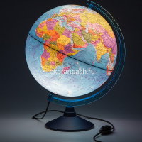 Глобус 320мм Земли политический с подсветкой Классик Евро Ке013200227 от магазина "Карандаш"