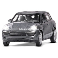 Машина "Porsche Cayenne S" серая, инерционная, металл 17,5см (свет, звук, откр.двери) JB1251140 от магазина "Карандаш"