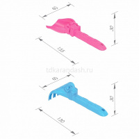 Набор д/песка №130 (совок, грабли, валик) 16х11х7,5см 431856H от магазина "Карандаш"