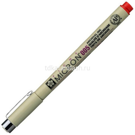 Ручка капиллярная "Pigma Micron" 0,2мм красная XSDK005#19