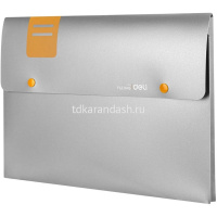 Картинка Папка-конверт на кнопке А4 пластик 0,45мм с расширением 25мм, серый E5576 от магазина "Карандаш" Папка-конверт на кнопке А4 пластик 0,45мм с расширением 25мм, серый E5576 от магазина "Карандаш"