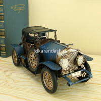 Декоративное изделие "Автомобиль" 25х10х11см синий с черным верхом, металл RD-1304-A-5920-BLU от магазина "Карандаш"