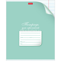 Тетрадь А5 12л частая косая линия "С уголком" для прописей, на скобе, 5 дизайнов 12Т5B5/028438 от магазина "Карандаш"