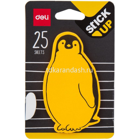 Клейкая бумага 76х76мм "Животные" 25л ассорти EA55102 от магазина "Карандаш"