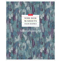 Тетрадь А5 96л клетка "Color graphics" на скобе глянцевая ламинация, 5 дизайнов 96Т5лВ1/060150 от магазина "Карандаш"