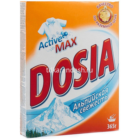 Порошок стиральный "Dosia" Альпийская свежесть 365гр. 294518