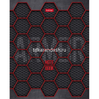 Тетрадь А5 96л клетка "Векторные линии" на скобе глянцевая ламинация 5 дизайнов 96Т5лВ1/086254 от магазина "Карандаш"