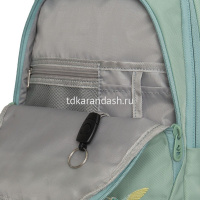 Рюкзак 29х40х18см, 600гр, 2 отделения, 4 кармана, мятный RD-540-2/3 от магазина "Карандаш"