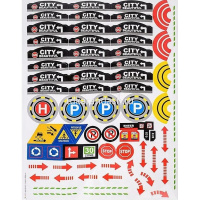 Парковка "Космическая станция 52х29см, пластик, 2 фигурки (свет) LT270667 от магазина "Карандаш"