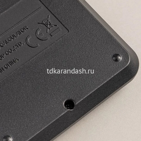 Калькулятор 8 разрядов 98х64х12,5мм черный EM100 от магазина "Карандаш"
