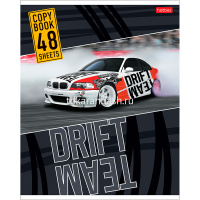 Тетрадь А5 48л клетка "Drift Team" на скобе, 5 дизайнов 48Т5В1/051547 от магазина "Карандаш"