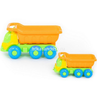 Набор д/песка №266 (самосвал "Кеша" + Самосвал "Яша") 28,2x15,1x15см 4281 от магазина "Карандаш"