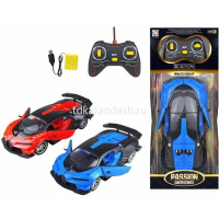 Машина р/у "Гонка" 23х10х6см с аккумулятором, пластик, 2 цвета 2332571/F18-7B от магазина "Карандаш"