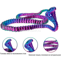Фигурка 3D "Кобра" 50см подвижная, пластик, 6 цветов 11252-24 от магазина "Карандаш"