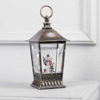 Сувенир "Фонарь. Снеговик" 24х12см (USB, свет, музыка) SK4925 от магазина "Карандаш"