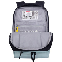 Рюкзак 28х40х16см, 760гр, 2 отделения, 4 кармана, мятный с обвесом RD-644-1/4 от магазина "Карандаш"