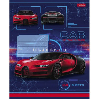 Тетрадь А5 24л линия "Car Design" на скобе 5 дизайнов 24Т5В2/067736 от магазина "Карандаш"