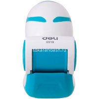 Степлер №24/6,26/6 25л глубина 58мм, голубой/белый E0319 от магазина "Карандаш"