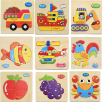 Пазл 15х15см дерево, 6 видов Y6163-17 от магазина "Карандаш"