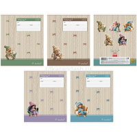 Тетрадь А5 24л клетка "Sweet time" на скобе выборочный лак 5 дизайнов 24Т5тВ1/095067 от магазина "Карандаш"