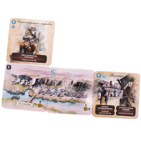 Игра настольная "Картавентура Винланд" 13х13см (70 карт) BG-11078 от магазина "Карандаш"