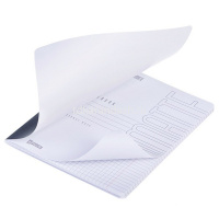 Тетрадь А5 48л клетка "SoloMatte. Сапфир" на скобе, ламинация Soft-touch 092727 от магазина "Карандаш"