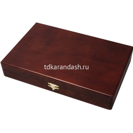 Пистолет-маузер 32см металл/дерево/кожа, в подарочном футляре DE-M-1024-BOX от магазина "Карандаш"