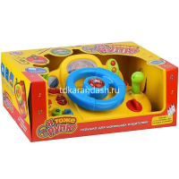 Руль музыкальный "Я тоже рулю" 26х18х13см пластик (свет, звук) 7317 от магазина "Карандаш"