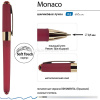 Ручка шариковая "Monaco" 0,5мм синяя, бордовый корпус 20-0125/06 от магазина "Карандаш"