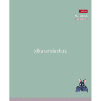 Тетрадь А5 48л клетка "Мышонок Creepy" на скобе ламинация Soft-touch 5 дизайнов 092145 от магазина "Карандаш"