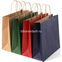 Пакет подарочный 32х26х12см 5 цветов Y10583-24 от магазина "Карандаш"