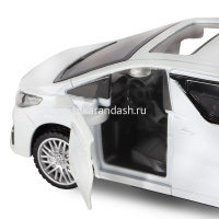 Машина "Toyota Alphard" белая, инерционная, металл 17,5см (свет, звук, откр.двери) JB1251029 от магазина "Карандаш"