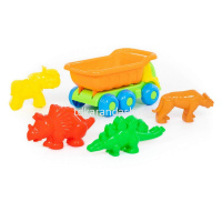 Набор д/песка №572 (самосвал "Кеша", самосвал, 4 формочки) 57846 от магазина "Карандаш"