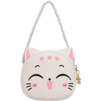 Сумочка "Кошечка" 12х10,5х4см 1 отделение, искусственная кожа, белая SD2265 от магазина "Карандаш"