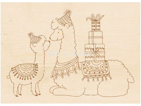 Набор для выжигания 13х18см "Милашки №1" доски 5шт 600013 от магазина "Карандаш"