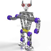 Конструктор металлический "Для уроков труда 3в1. Робот Р1, Р2, ЗПУ" 192 детали 02214 от магазина "Карандаш"